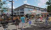 Madison public market rendering