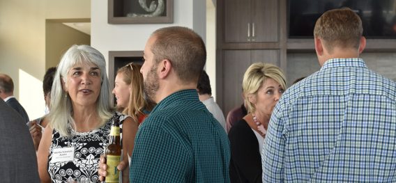 a group of people at a Downtown Madison event