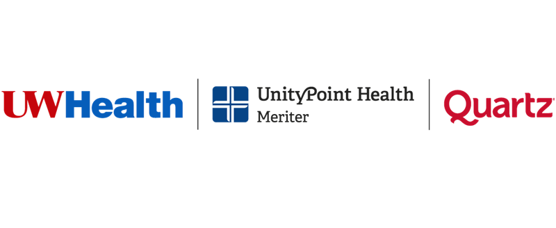 UW Health, UnityPoint Health-Meriter, Quartz logo