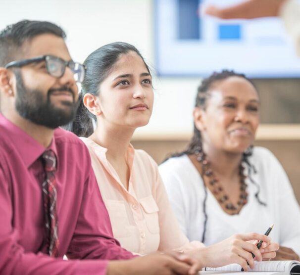 Picture of people sitting at a table