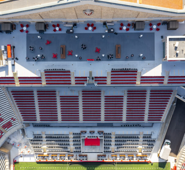 Camp Randall Stadium South End Zone aerial image